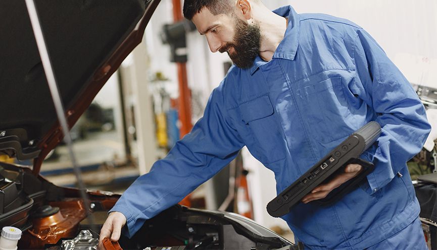 Who books the service on a lease car?